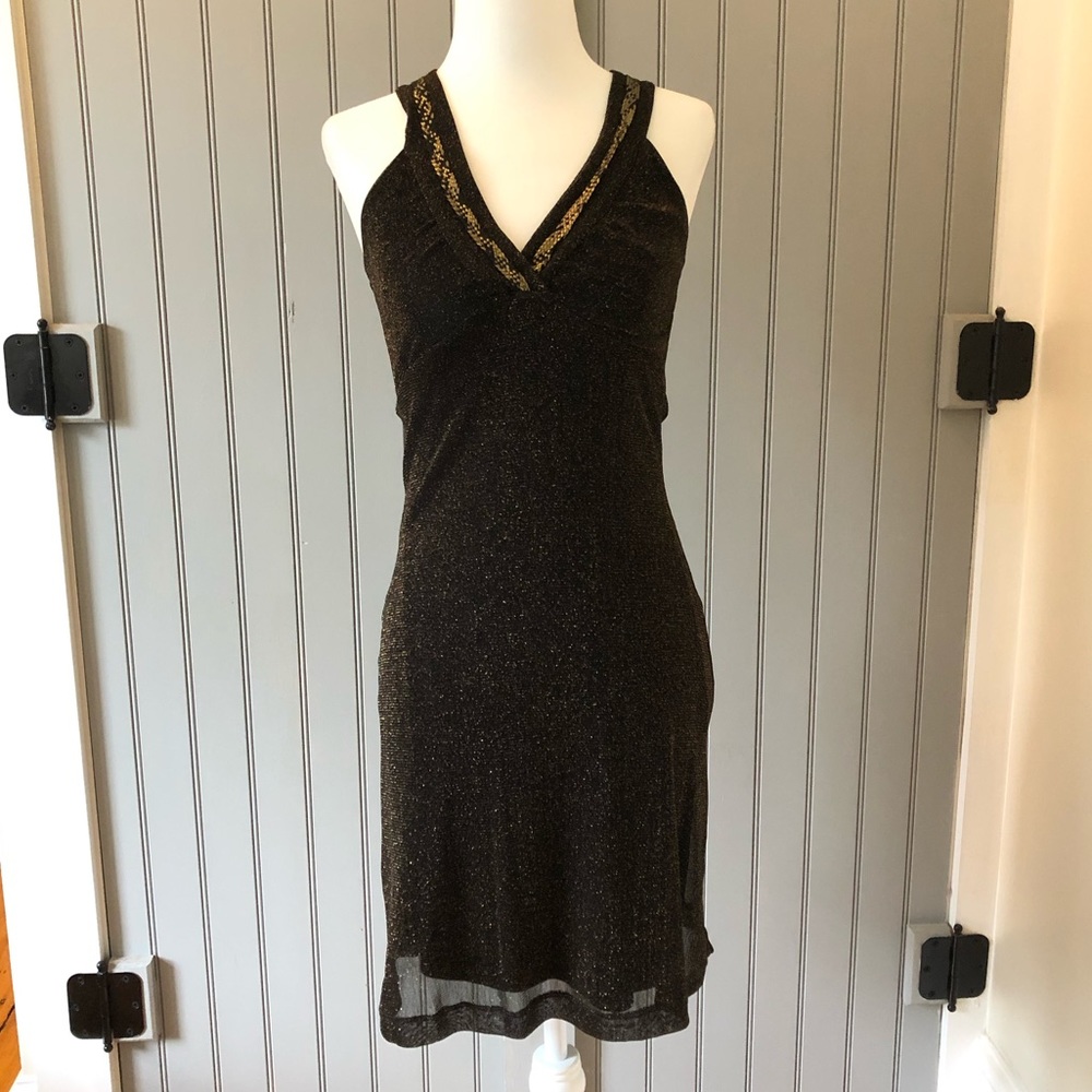 black cocktail dress
